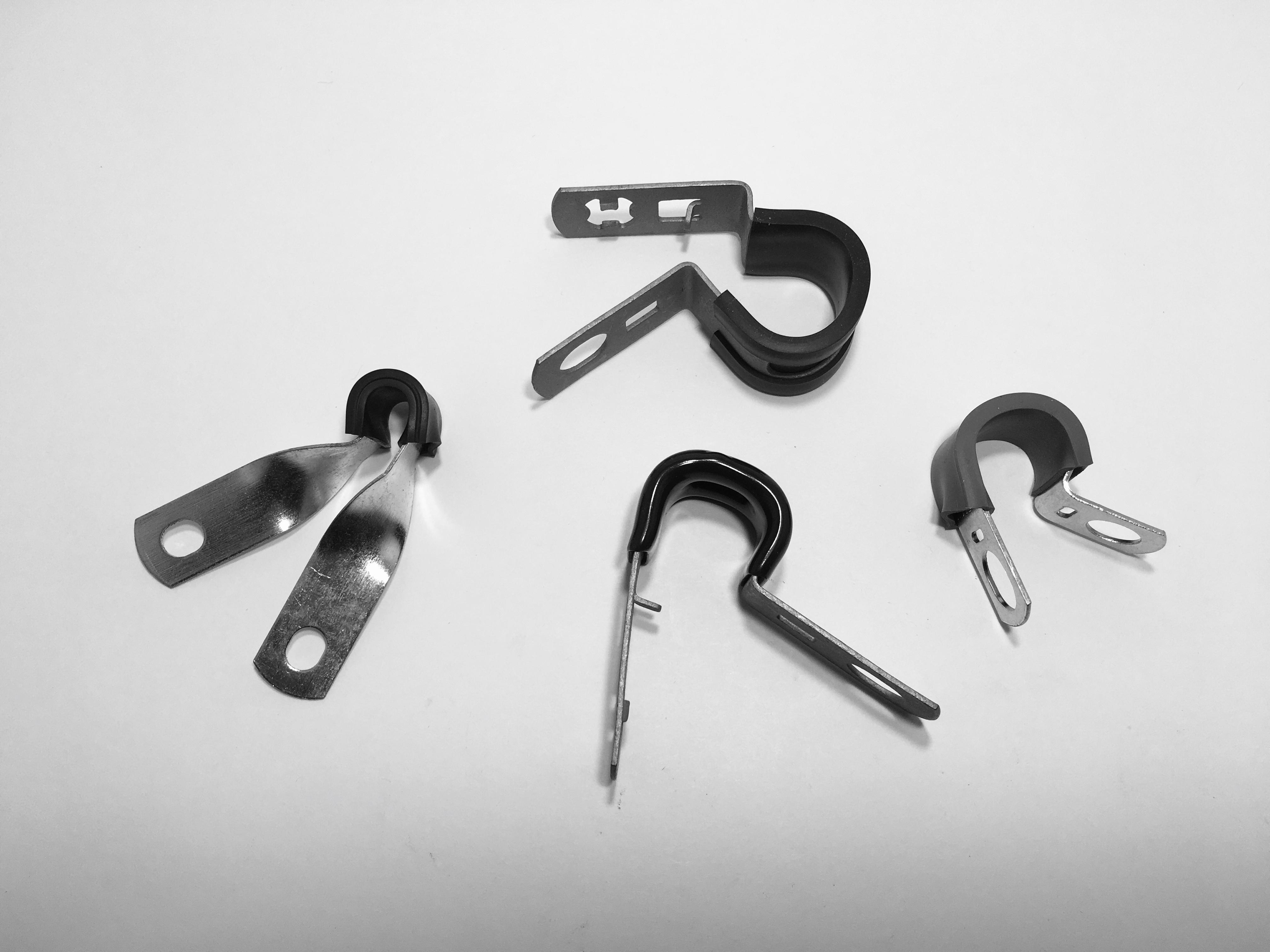 Metal clips and clamps produced by Four-Slide Technology, Inc.